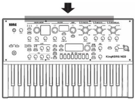 KORG KingKorg NEO - リア・パネル - 1