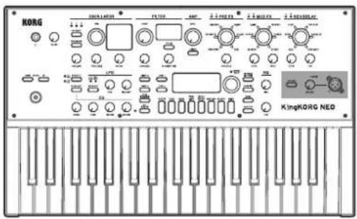 KORG KingKorg NEO - フロント・パネル (VOCODER) - 1