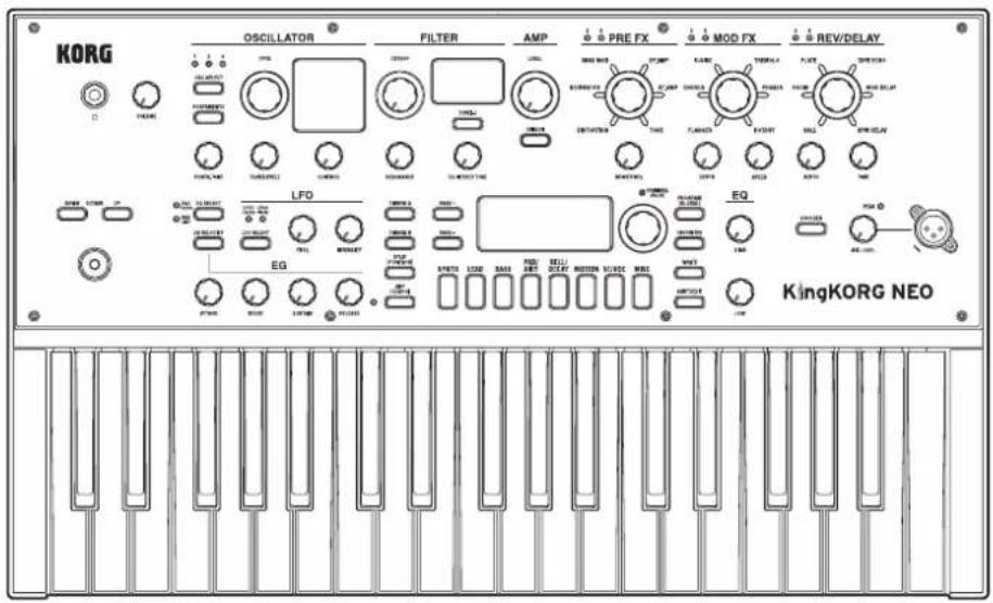 KORG KingKorg NEO - おもな特長 - 1