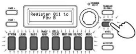 KORG KingKorg NEO - Programme als Favoriten speichern - 2