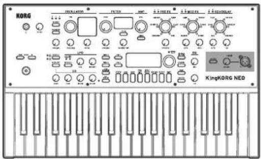 KORG KingKorg NEO - Front panel (VOCODER) - 1