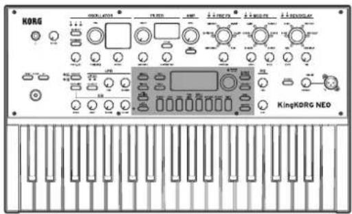 KORG KingKorg NEO - Front panel (Main Control) - 1