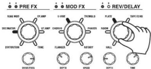 KORG KingKorg NEO - Configurar ajustes de efectos - 2