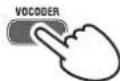 KORG KingKorg NEO - Den Vocoder zum Editieren auswählen - 1