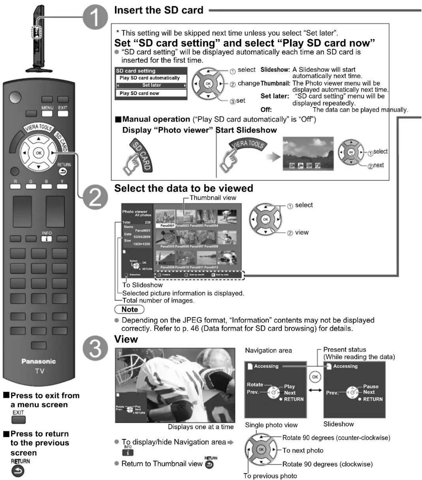 PANASONIC Viera TC-L32C12 - Photo viewer - 1