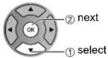 PANASONIC Viera TC-L32C12 - ■To reset the settings of setup menu - 1