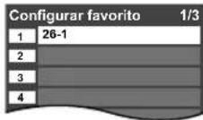 PANASONIC Viera TC-L32C12 - ■Configuración de la función de favoritos - 4