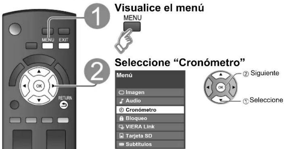 PANASONIC Viera TC-L32C12 - Utilización del temporizador - 1
