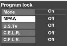 PANASONIC Viera TC-L32C12 - ■ To select the channel or the rating of the program to be locked - 6