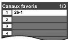 PANASONIC Viera TC-L32C12 - ■Utilisation de la fonction de favoris - 4