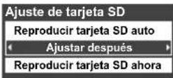 PANASONIC Viera TC-L32C12 - Ajustar "Ajuste de tarjeta SD" y seleccionar "Reproducir tarjeta SD ahora" - 1