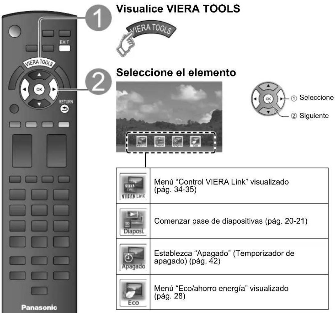 PANASONIC Viera TC-L32C12 - Utilización de VIERA TOOLS - 1