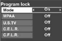 PANASONIC Viera TC-L32C12 - ■ To select the channel or the rating of the program to be locked - 4