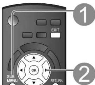 PANASONIC Viera TC-L32C12 - Cómo utilizar las funciones de los menús - 6