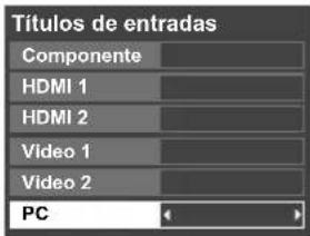PANASONIC Viera TC-L32C12 - Ajustar las etiquetas de entrada - 3