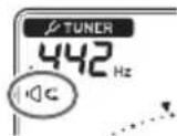 KORG TM-70T - Stimmen bei Überprüfung der Tonhöhe (Sound-Back) - 2