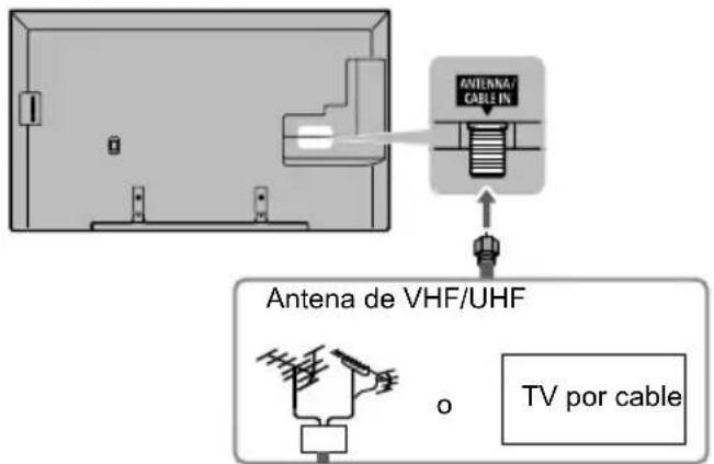 PANASONIC Viera TC-55CX800 - Conexión de la antena - 1