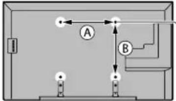 PANASONIC Viera TC-55CX800 - ■ When using the wall-hanging bracket - 1