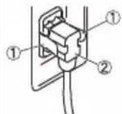 PANASONIC Viera TC-55CX850 - Power Cord - 2