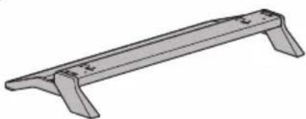 PANASONIC Viera TC-55CX850 - Attaching the pedestal to TV - 4