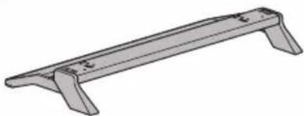 PANASONIC Viera TC-55CX850 - Colocación del pedestal en el televisor - 4