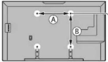 PANASONIC Viera TC-55CX850 - ■ When using the wall-hanging bracket - 1