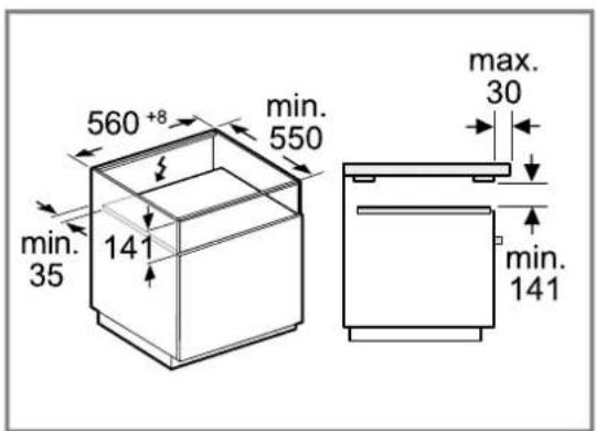 SIEMENS BV910E1B1 - Dimensions de l'appareil - 3
