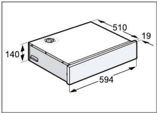 SIEMENS BV910E1B1 - Dimensioni apparecchio - 1