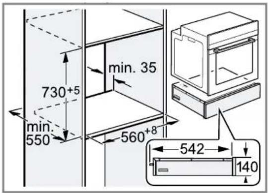 SIEMENS BV910E1B1 - Dimensions de l'appareil - 2
