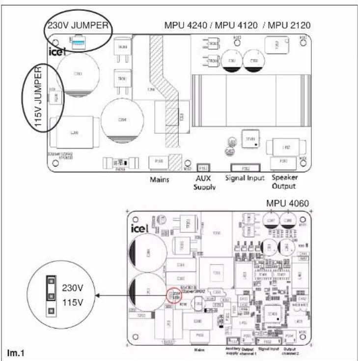 FBT MPU 4120 - SELECCIONAR LA TENSIÓN DE ALIMENTACIÓN - 2