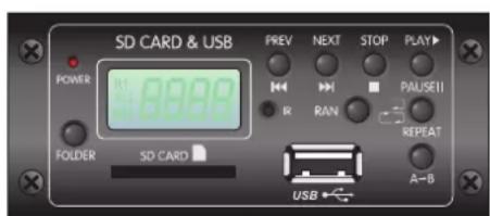 FBT MXA 3240 - SD CARD/USB-LESER (OPTIONAL) - 1