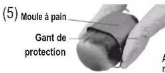 (5) Moule à pain Gant de protection