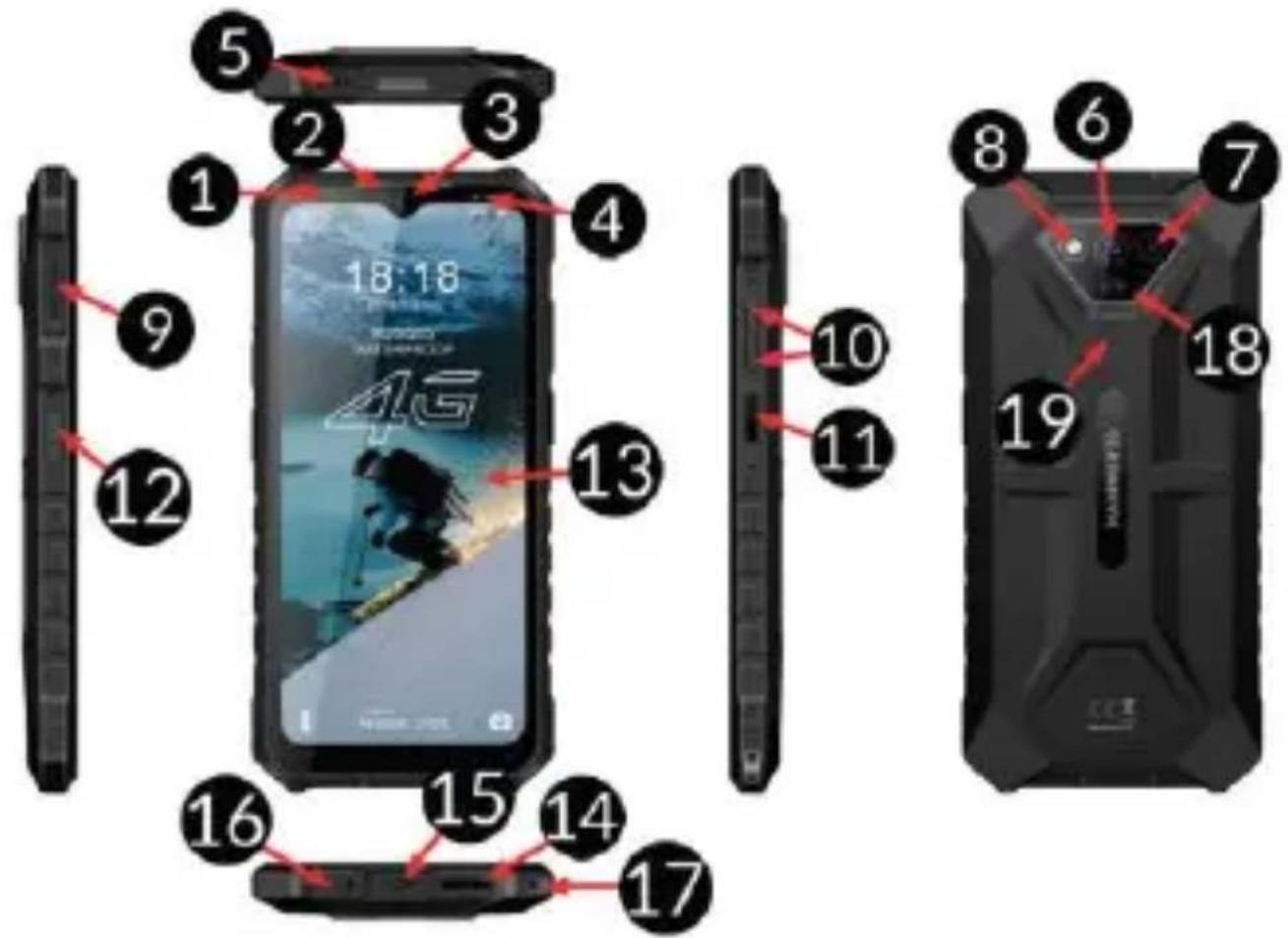 Hammer Iron V - Aspetto dello smartphone - 1