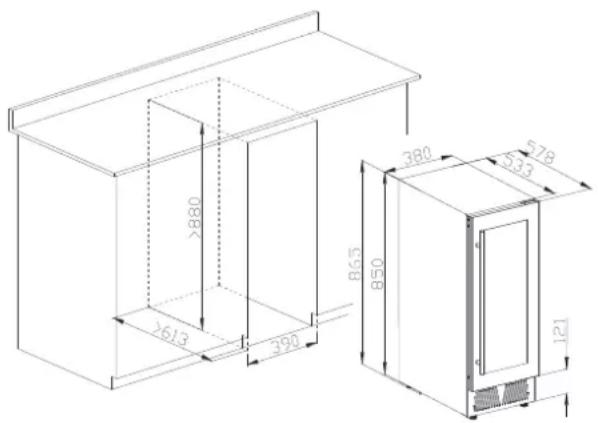 Avanti WCS31Z3S-IS - INSTALLATION DE VOTRE CELLIER - 1