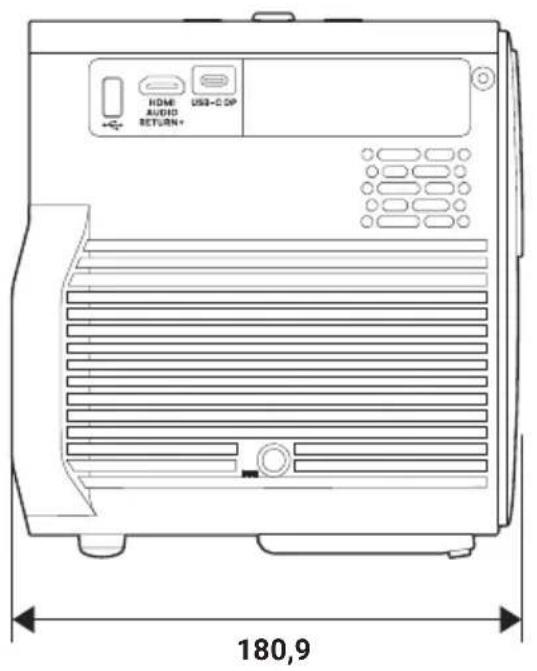 HOME AUDIO RETURN+ USB-C DP 180,9
