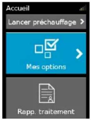 ResMed Lumis HFT - Mes options - 1