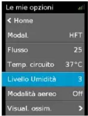 ResMed Lumis HFT - Livello di umidità - 1