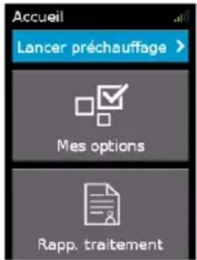 ResMed Lumis HFT - Mode Préchauffage - 1