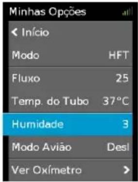 ResMed Lumis HFT - Nível de humidade - 1