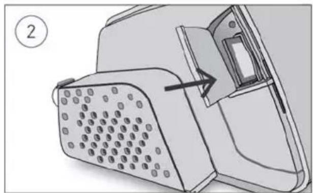 ResMed Lumis HFT - To remove the SD card: - 2