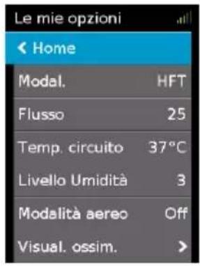 ResMed Lumis HFT - Le mie opzioni - 2