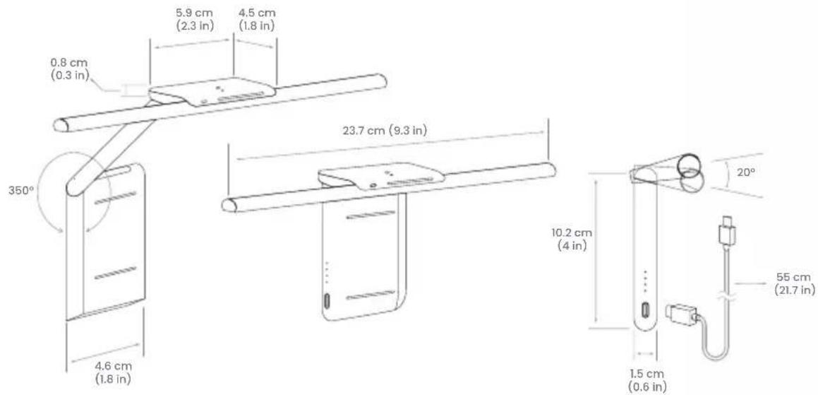 BENQ LaptopBar NB21 - 仕様 - 1