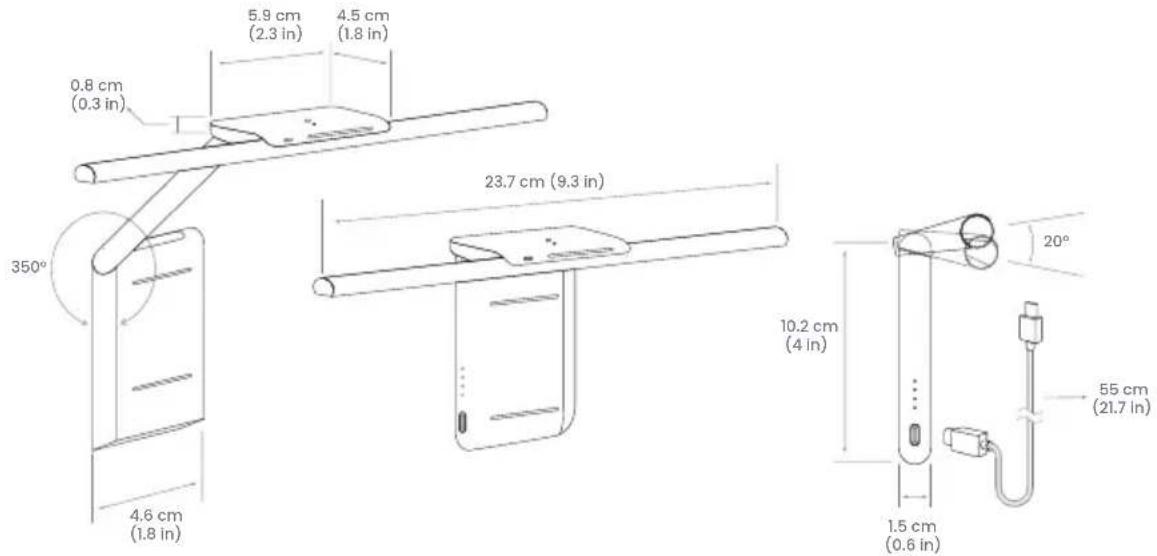 BENQ LaptopBar NB21 - Specifications - 1
