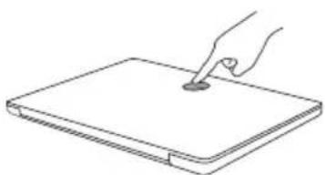 BENQ LaptopBar NB21 - Anbringen des Magnetaufklebers - 4