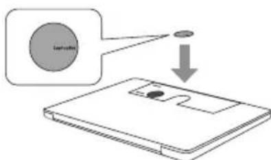 BENQ LaptopBar NB21 - De magnetische sticker bevestigen - 2