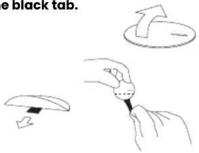 BENQ LaptopBar NB21 - Affixing the Magnetic Patch - 6