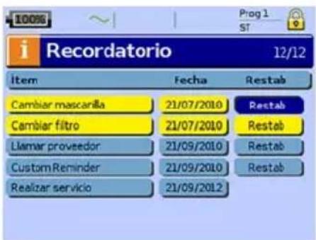 ResMed Stellar 150 - Recordatorios - 1