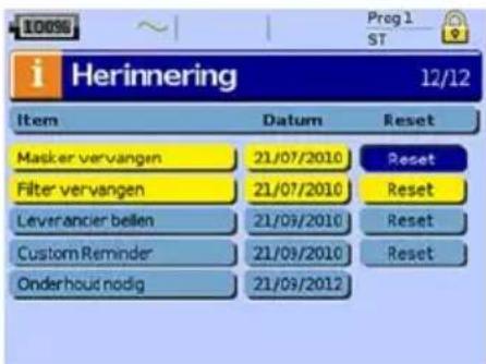 ResMed Stellar 150 - Herinnering - 1