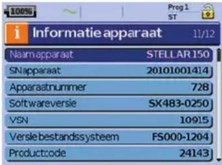 ResMed Stellar 150 - Informatie apparaat - 1