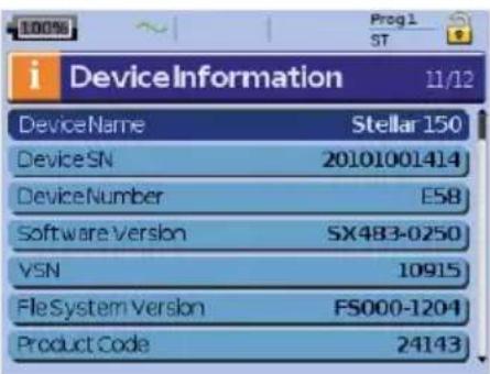 ResMed Stellar 150 - Device Information - 1
